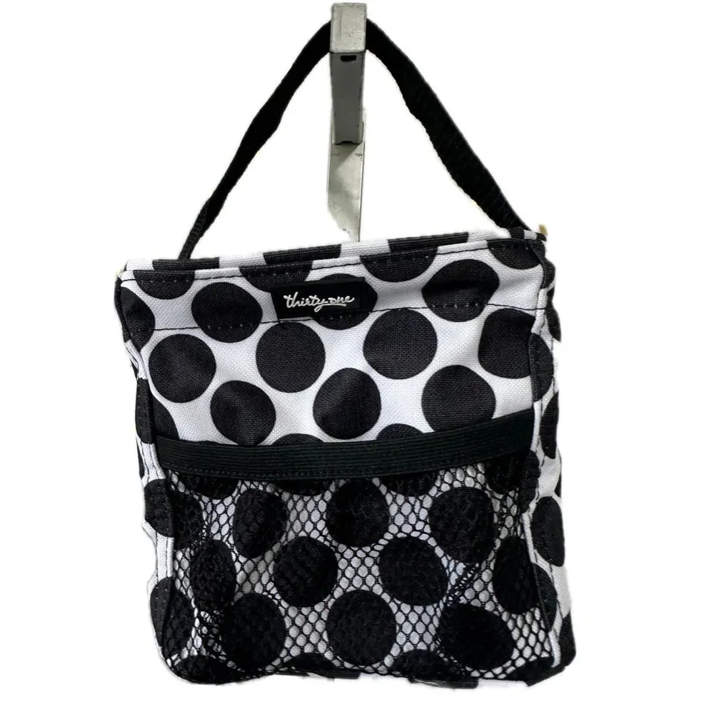 Thirty One Littles Carry All Caddy Storage Open Container Spotty Dot Retired